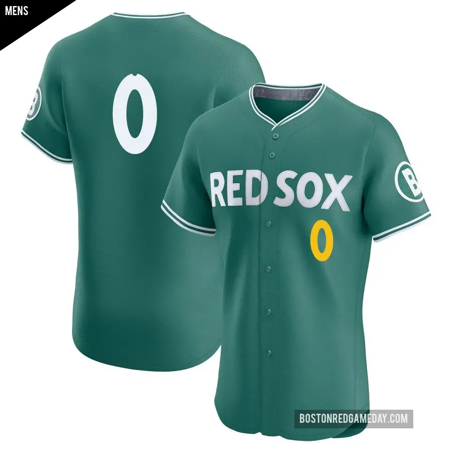 Men's Boston Red Sox ＃0 Walker Buehler Elite Green 2025 City Connect Jersey