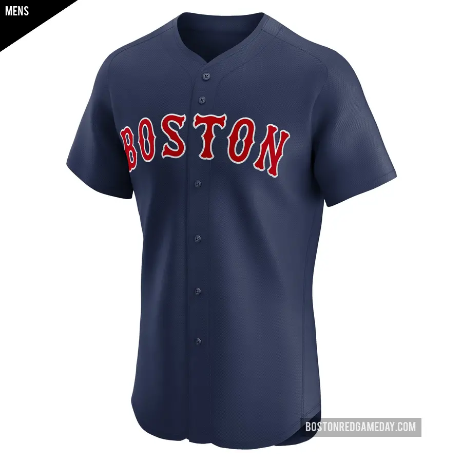 Men&#039;s Boston Red Sox &#65283;44 Aroldis Chapman Elite Navy Alternate Jersey