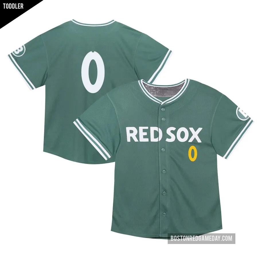 Toddler Boston Red Sox ＃0 Walker Buehler Limited Green 2025 City Connect Jersey