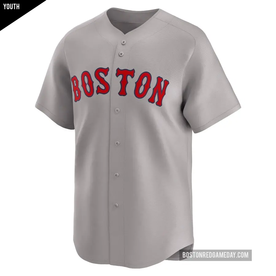 Youth Boston Red Sox &#65283;34 David Ortiz Limited Gray Away Jersey