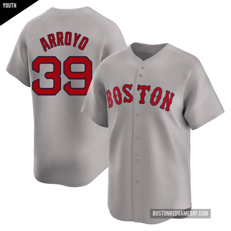 Youth Boston Red Sox ＃39 Christian Arroyo Limited Gray Away Jersey